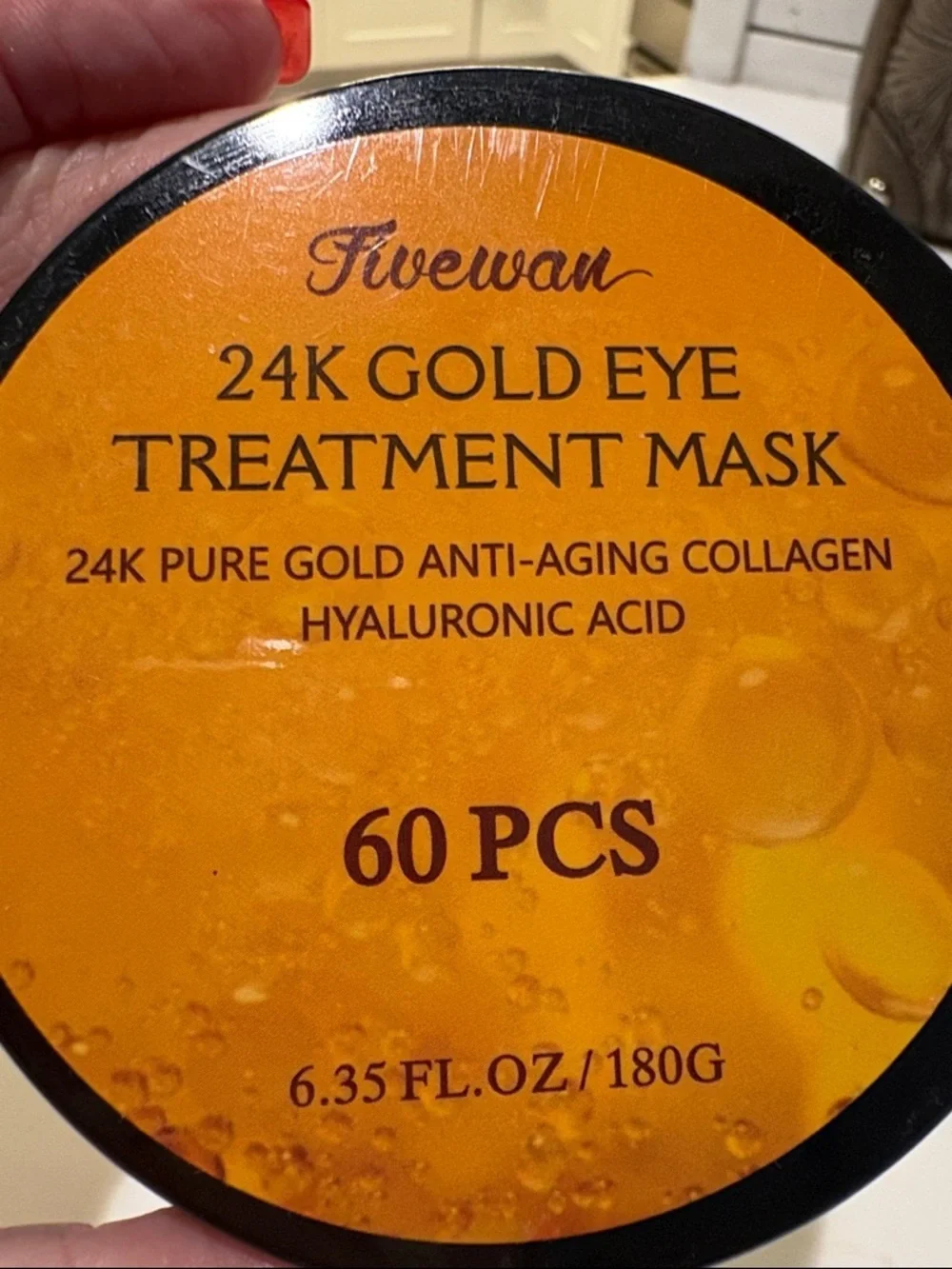 24K Gold Eye Treatment Mask - Gold